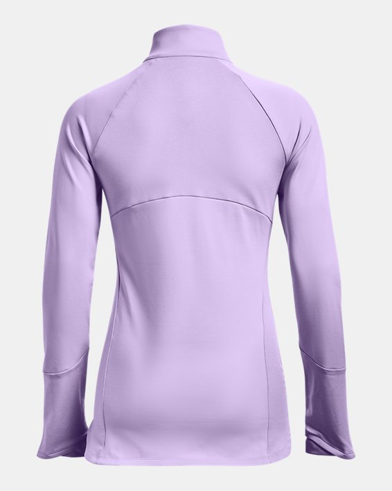 Women's ColdGear® ½ Zip, Purple, pdpMainDesktop image number 5